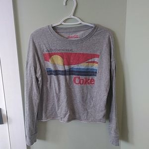 Coca-Cola cropped crew neck